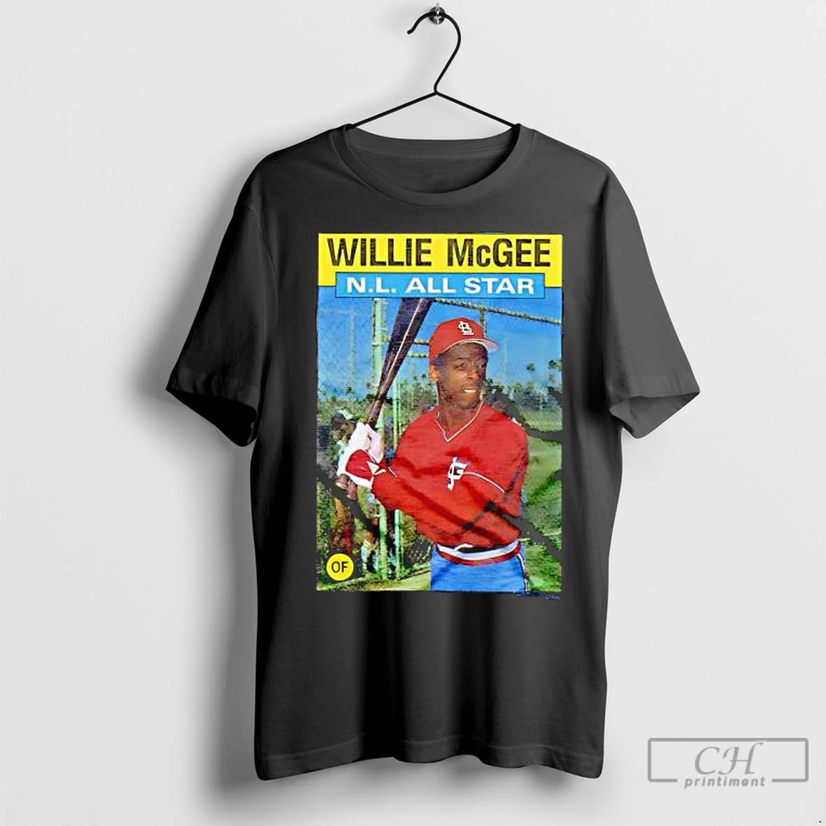 Premium Nl Mvp Of 1986 Topps Baseball Willie Mcgee Cardinals Graphic