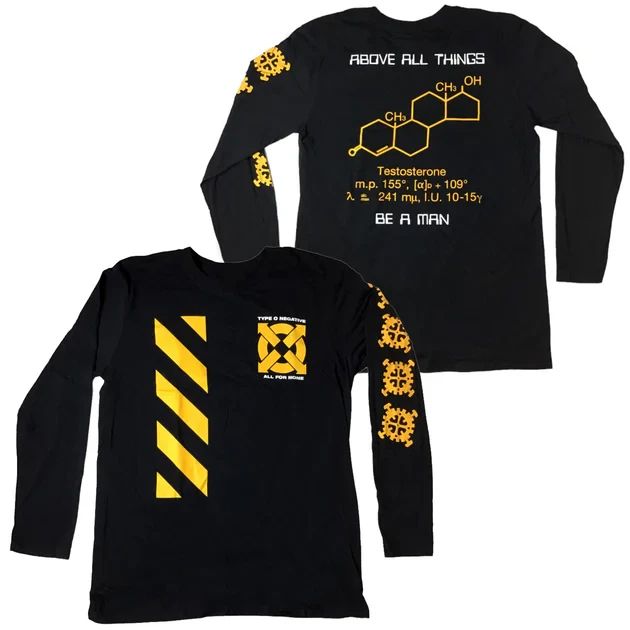 2 Sides Type O Negative Be A Man Long Sleeve Black  Unisex S-5XL 1V0745