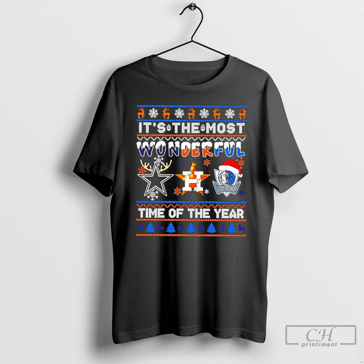 Classic Dallas Cowboys Houston Astros Dallas Mavericks Its The Most Wonderful Time Of The Year
