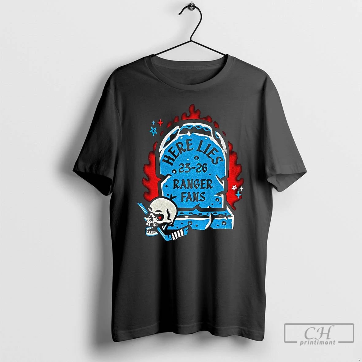 Classic New York Rangers Rip Hockey Here Lies 25 26 Ranger Fans T Shirts