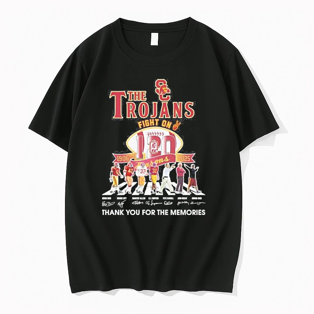The Usc Trojans Abbey Road Fight On 120 Seasons Tshirts Sweater