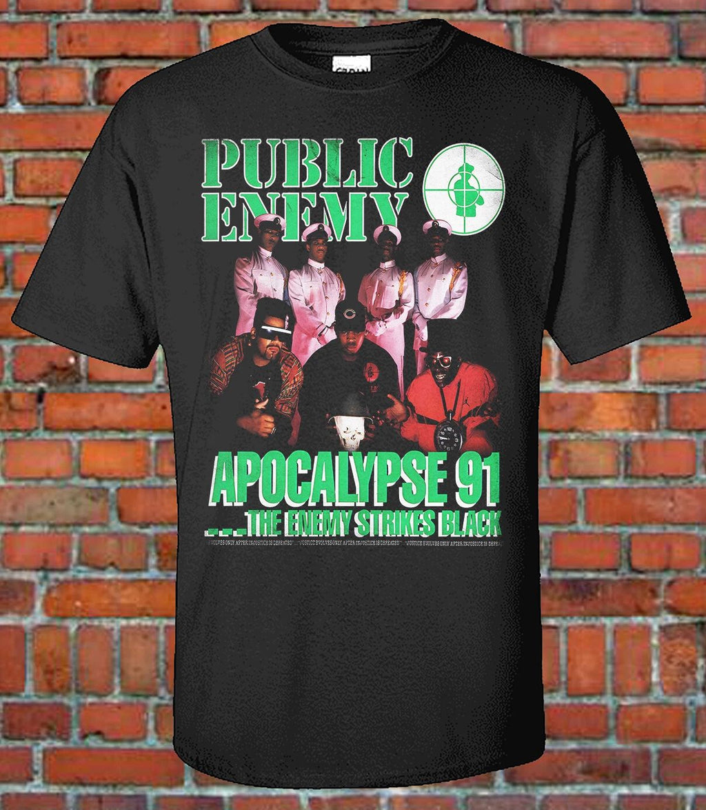 Public Enemy Apocalypse 91 Graphic Rap Tee