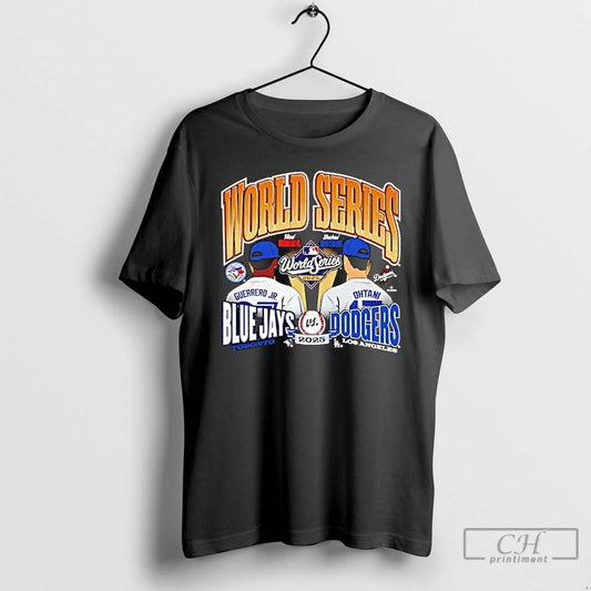 Classic Toronto Blue Jays Vs Los Angeles Dodgers 2025 World Series Dueling Long Sleve