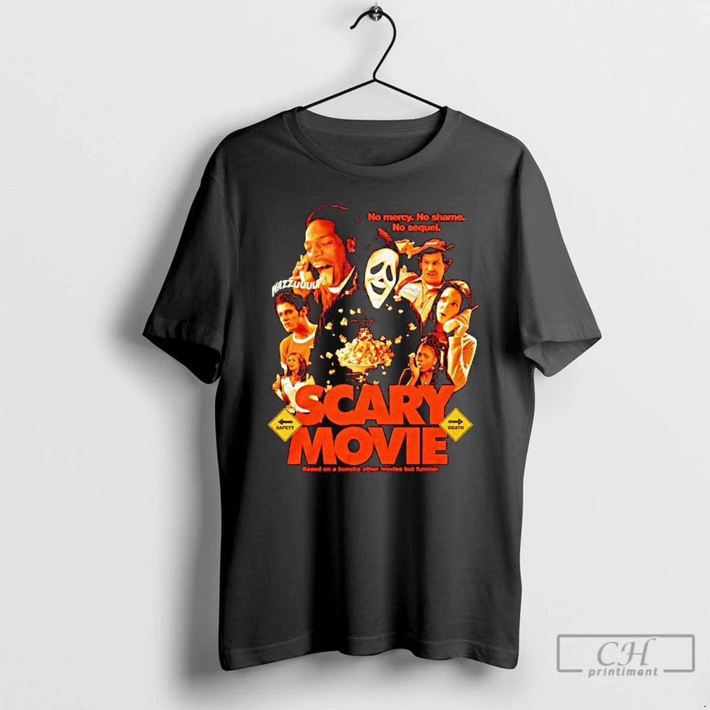 Premium Scary Movie Wazzuuuup No Mercy No Shame No Sequel T Shirts