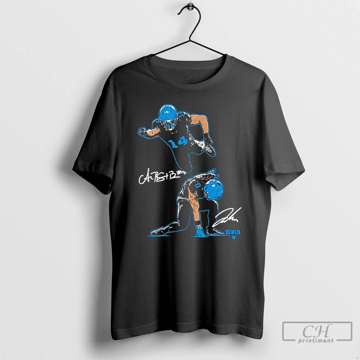Classic Amon Ra St Brown Jahmyr Gibbs Superheroes Signature T Shirts