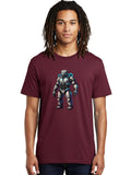 Robot-Bear-1 Mens Graphic Tee, 100% Cotton, Casual Summer Wear
