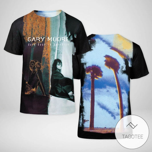 Gary Moore Dark Days In Paradise Album Cover AOP 3D T-Shirt