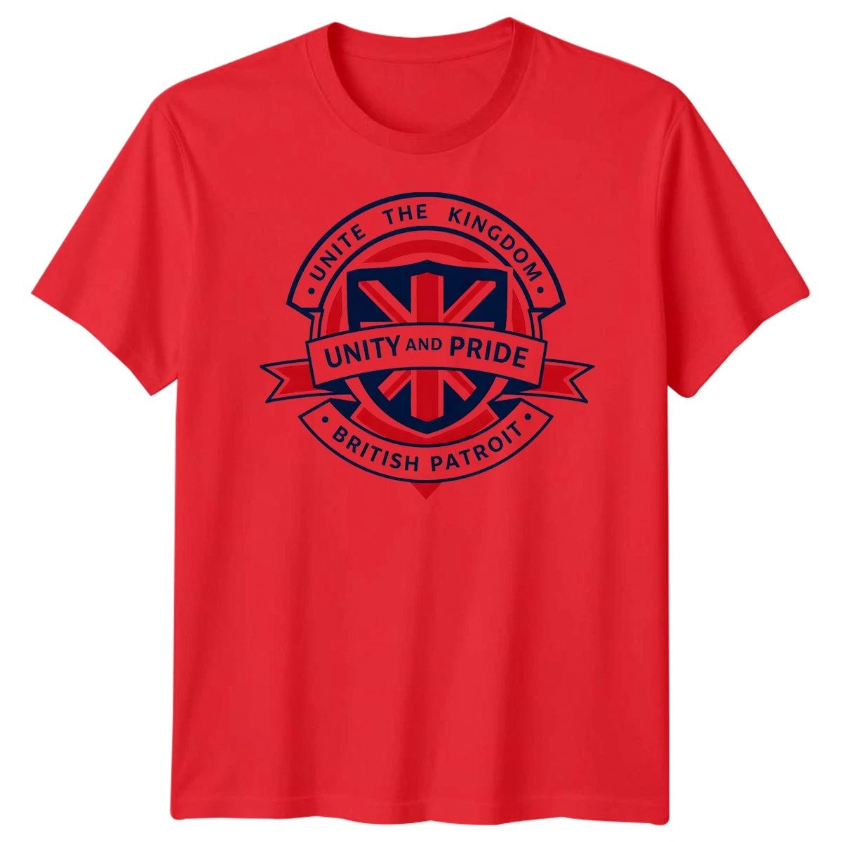 Union Jack Unite The Kingdom T-Shirt British Patriot Great Britain Tee Men Women
