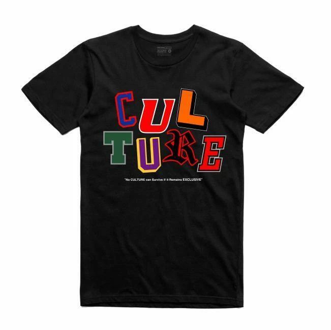 BRAND NEW Streetwear on Demand CULTURE LETTERMAN BLACK Tee Shirt SMALL-3XLARGE
