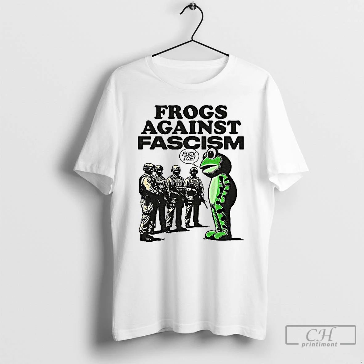 Classic Frogs Against Fascism Fuck Ice T Shirs Sweater