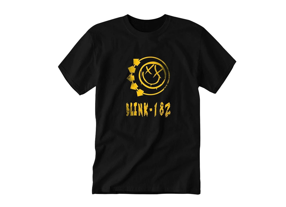 Blink 182 Punk Rock Band Yellow Emblem | Youth & Adult Unisex Tee Tshirt