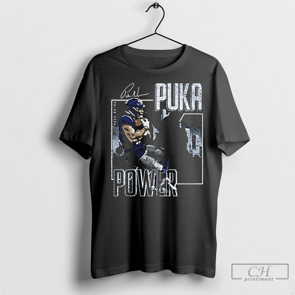 Premium Puka Nacua Los Angeles R Puka Power Signature Long Sleve