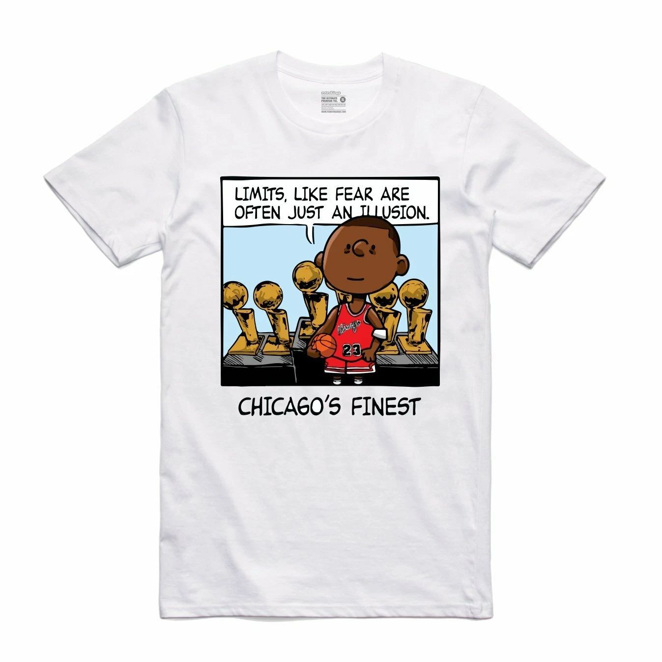 NEW Streetwear on Demand CHICAGO'S FINEST PNUTS WHITE Tee Shirt SMALL-3XLARGE