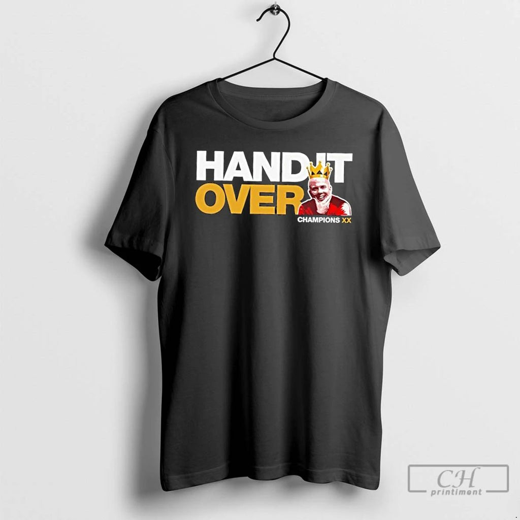 Classic Hand It Over Champions 20 Liverpool Fc Coach Arne Slot T Shirts