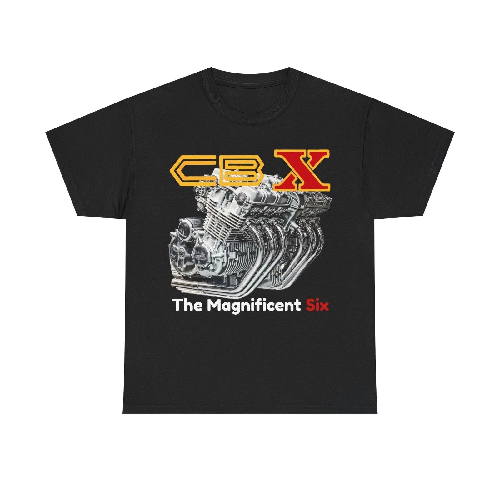CBX Six Classic Honda Motorcycle T Shirt Printed in USA