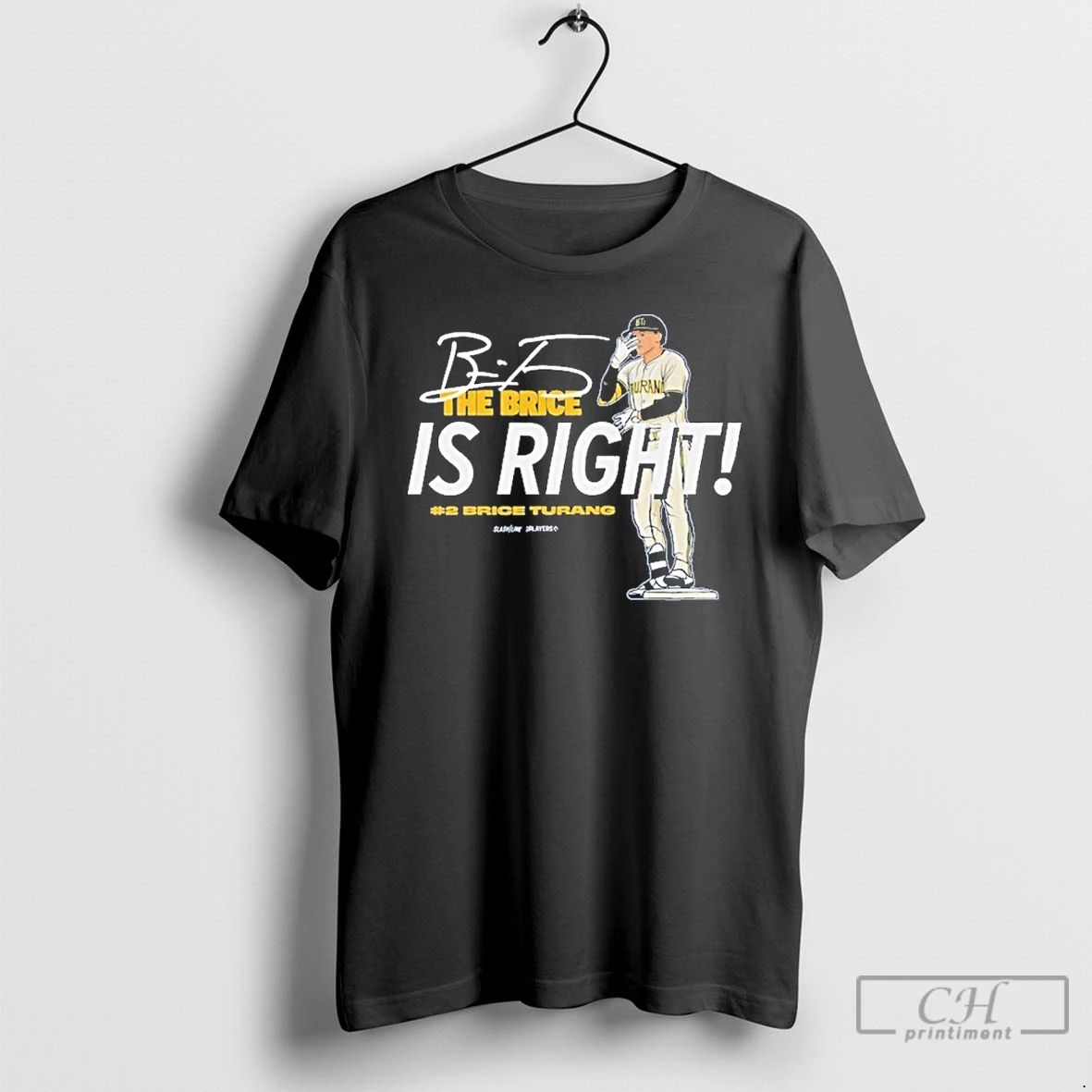 Premium Brice Turang The Brice Is Right T Shirts