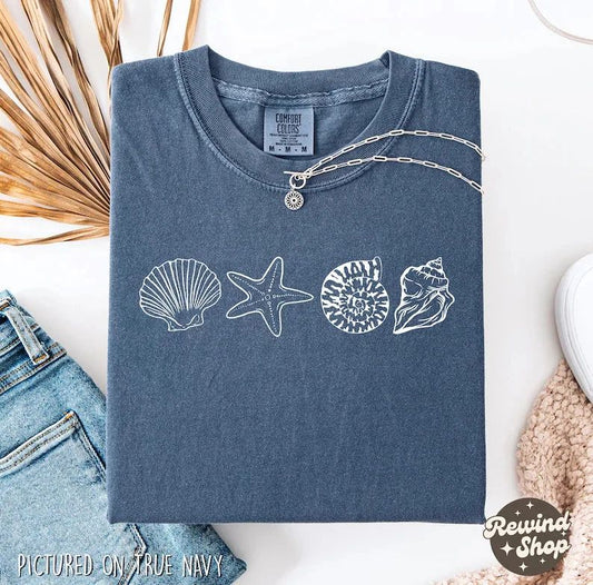 Boho Summer Turtle Comfort Tee Shirt Beach Ocean Animal