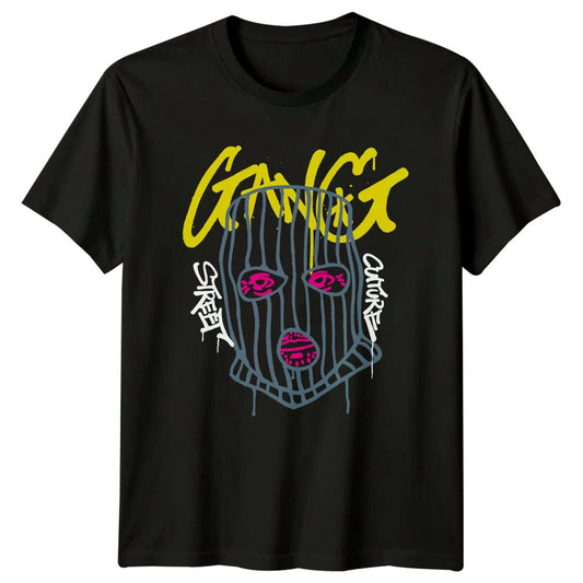 Gang Street Culture Streetwear Fashion Mens T-Shirt Womens Graphic Unisex Top