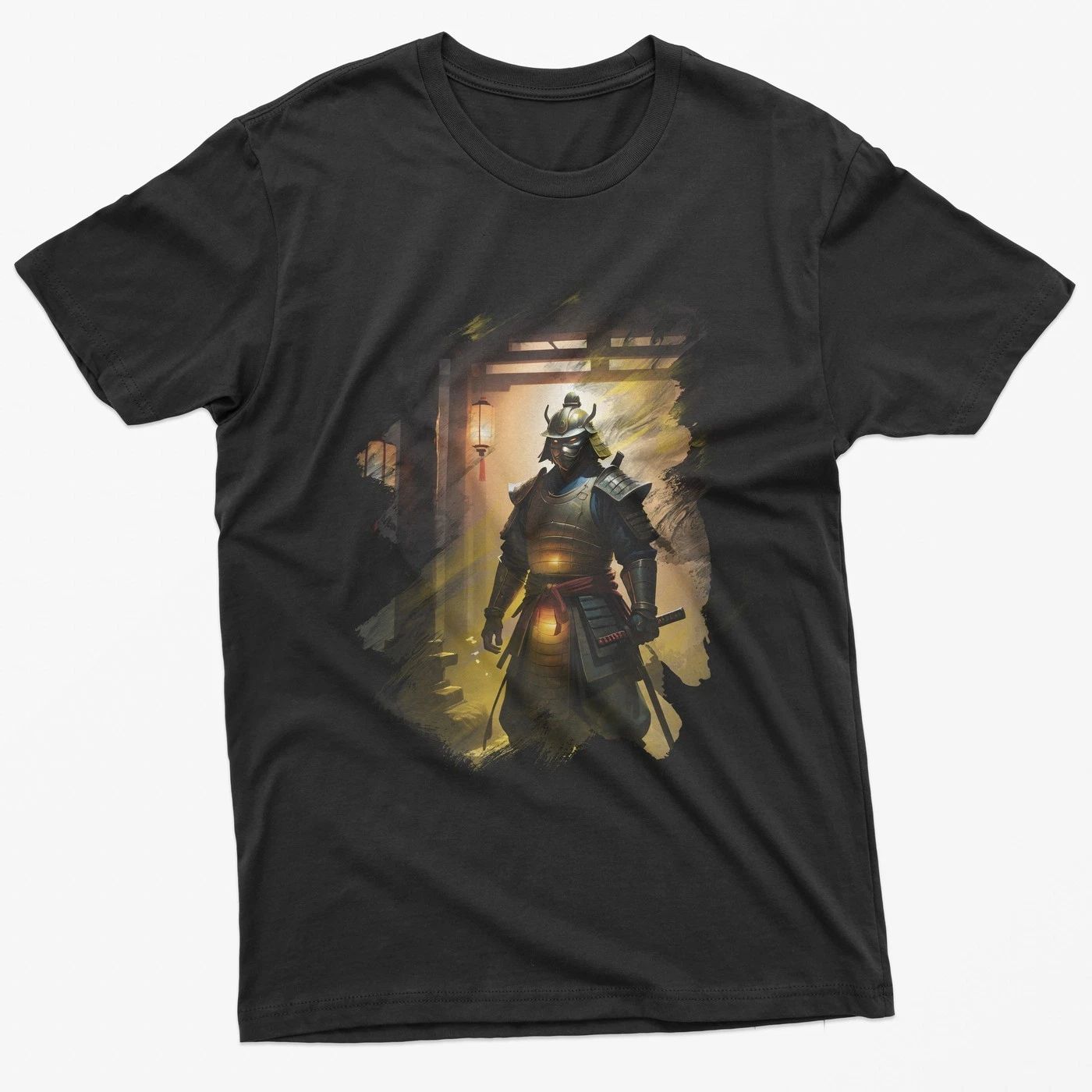 Samurai Warrior Art Graphic Tee - Vintage Aesthetic