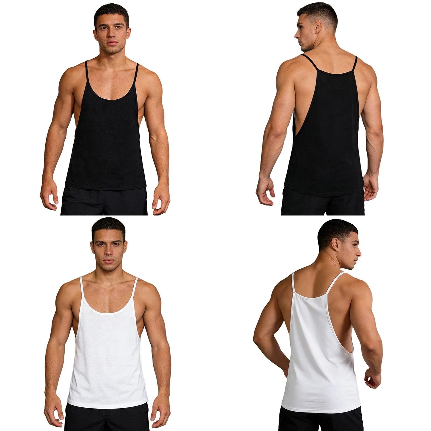 Men's Shirts Nightclub Vest Daily Wear T-Shirt Party Tank Top Vacation Clothing
