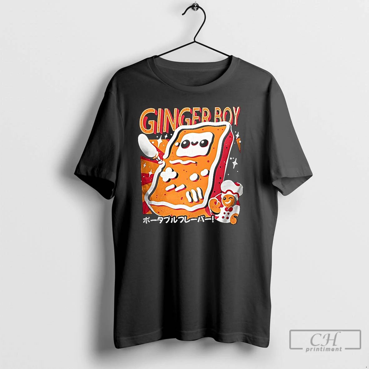 Premium Gingerboy Gingerbread Handheld Game Console Christmas T Shirts