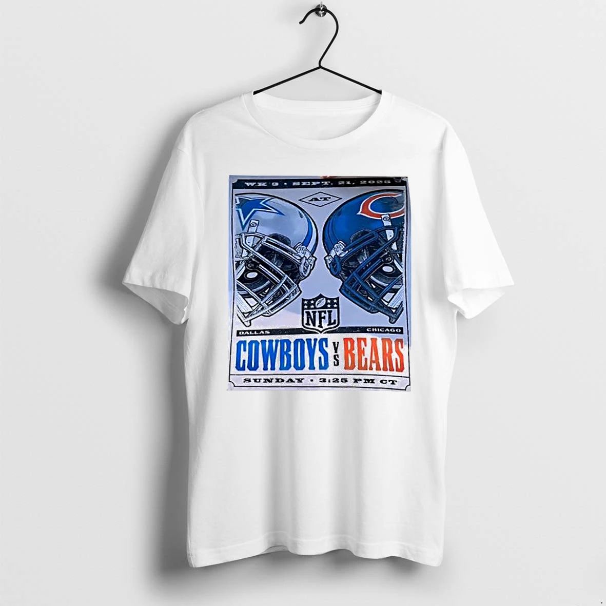Cowboys Vs Bears Week 3 Matchup Tshirts Sweater