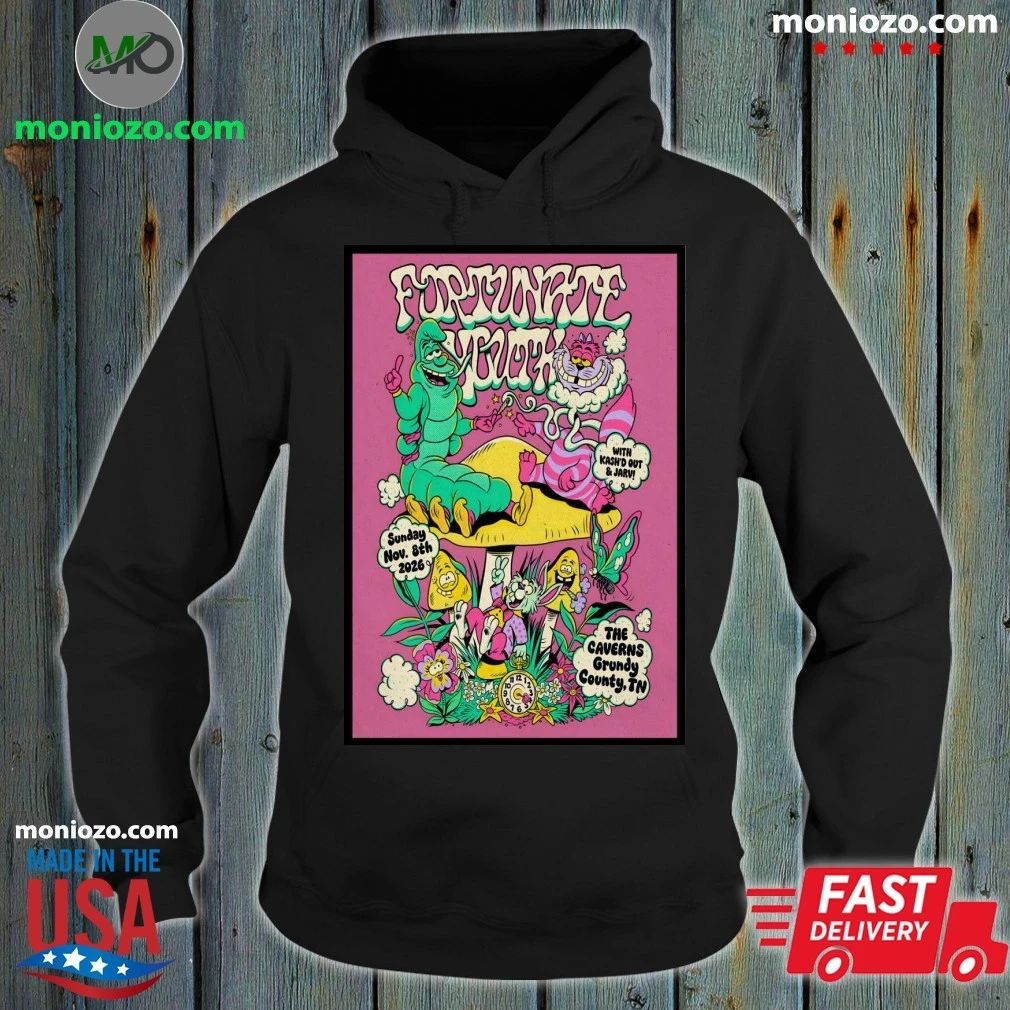 Original Fortunate Youth At The Caverns On Nov 8 2026 Poster Shirt