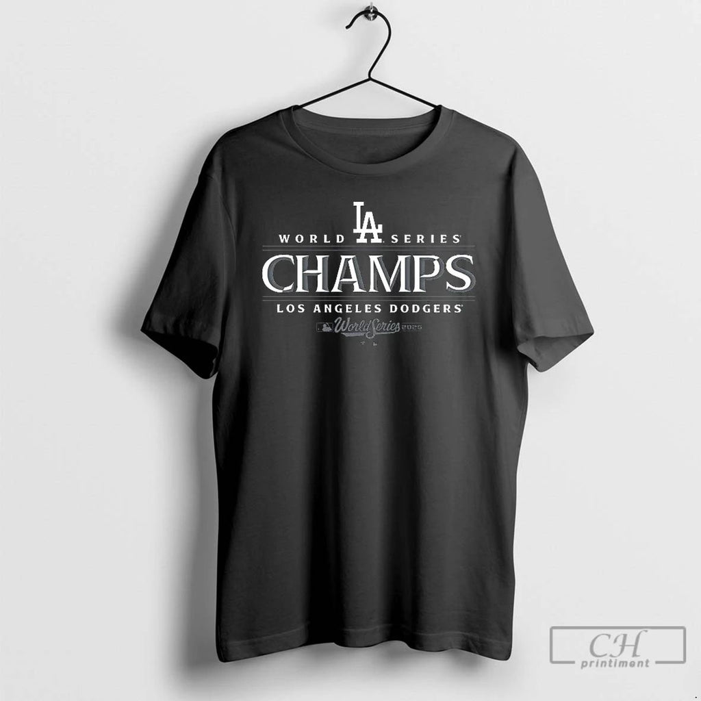 Classic Los Angeles Dodgers 2025 World Series Champions Primary Play Long Sleve T Shirts