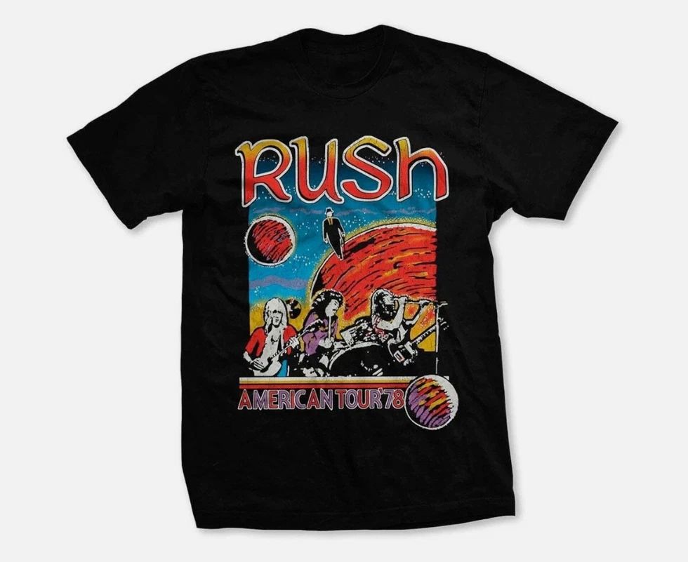 Rush Unisex T-Shirt US Tour 1978