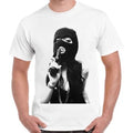 Tattoo Girl Gun Violence Novelty Men Women Unisex Retro T Shirt 2559