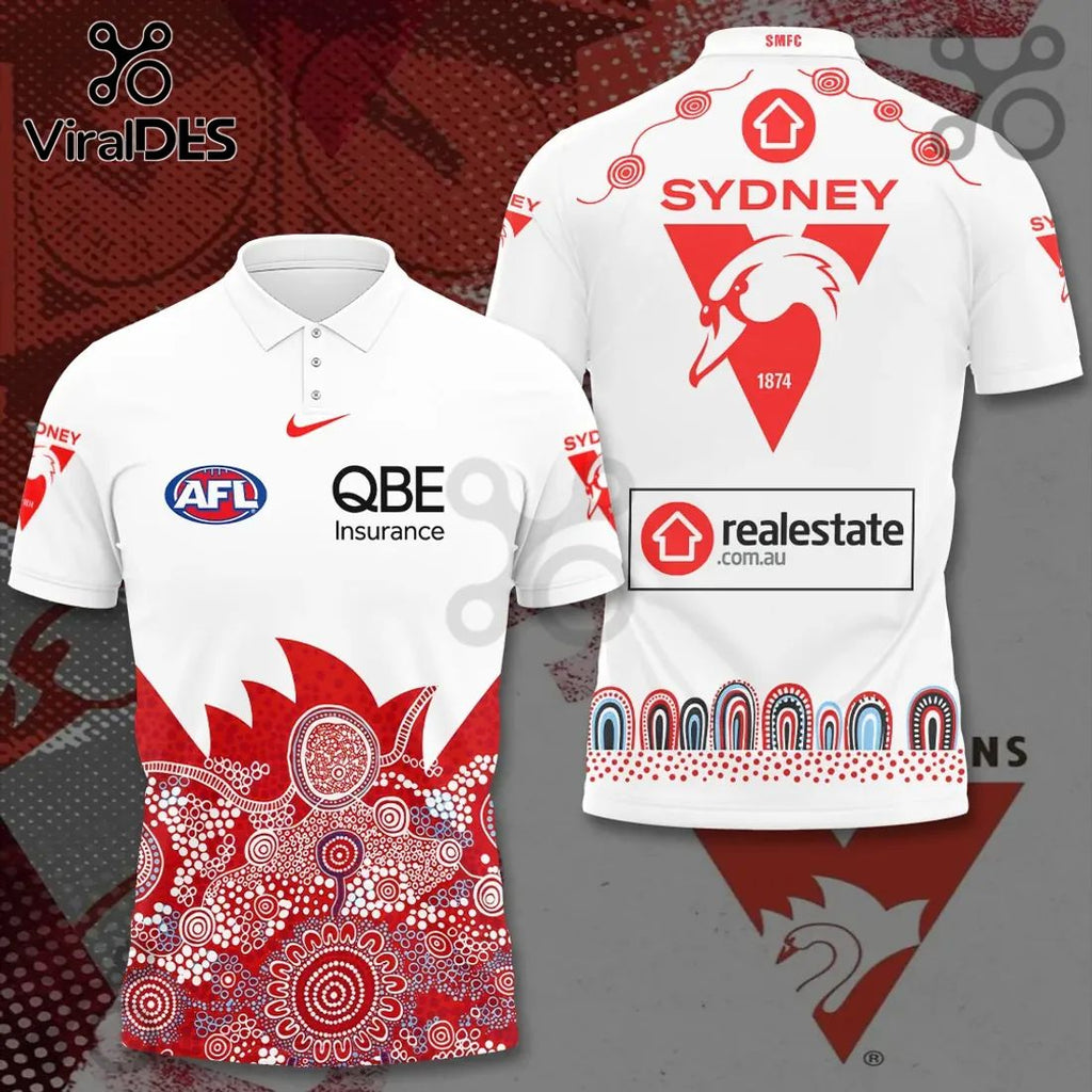 Sydney Swans AFL Indigenous 2026 Polo Shirt