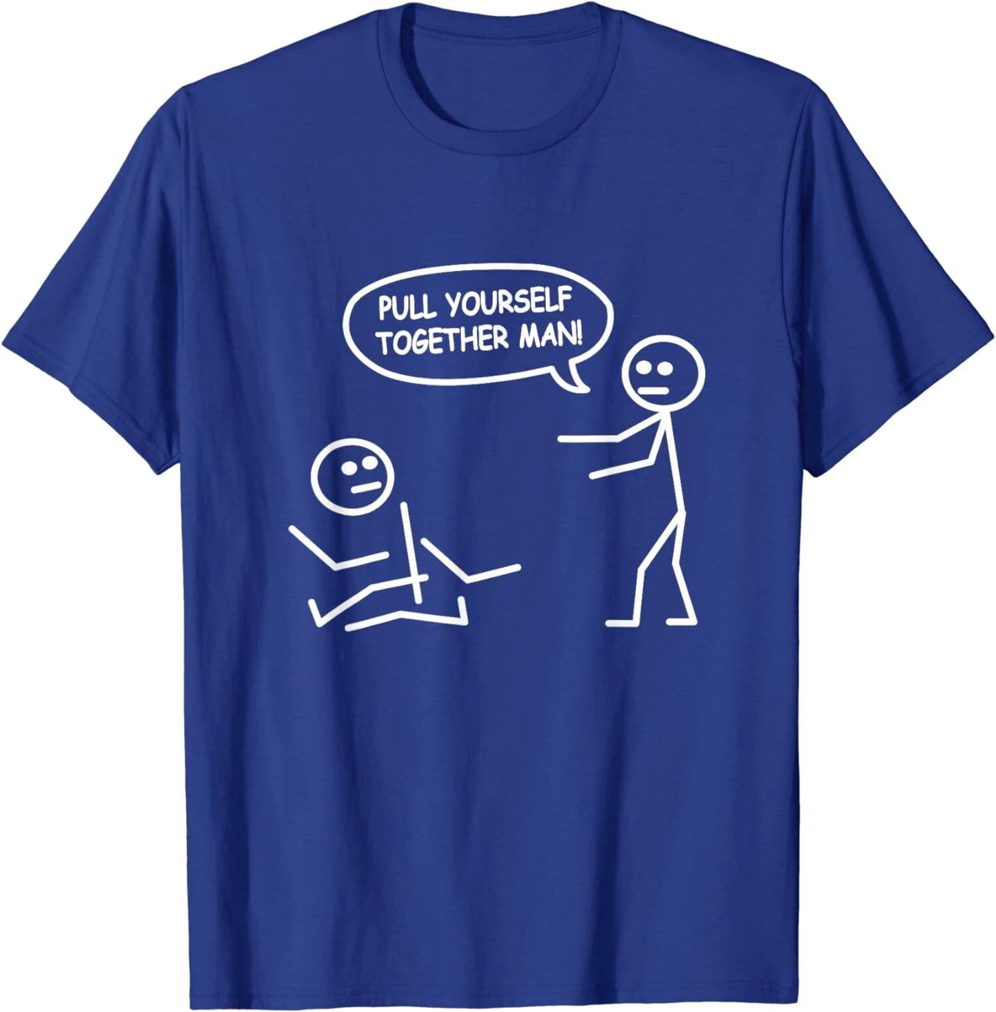 Funny Stick Figure Joke - Pull Yourself Together Man Unisex T-Shirt