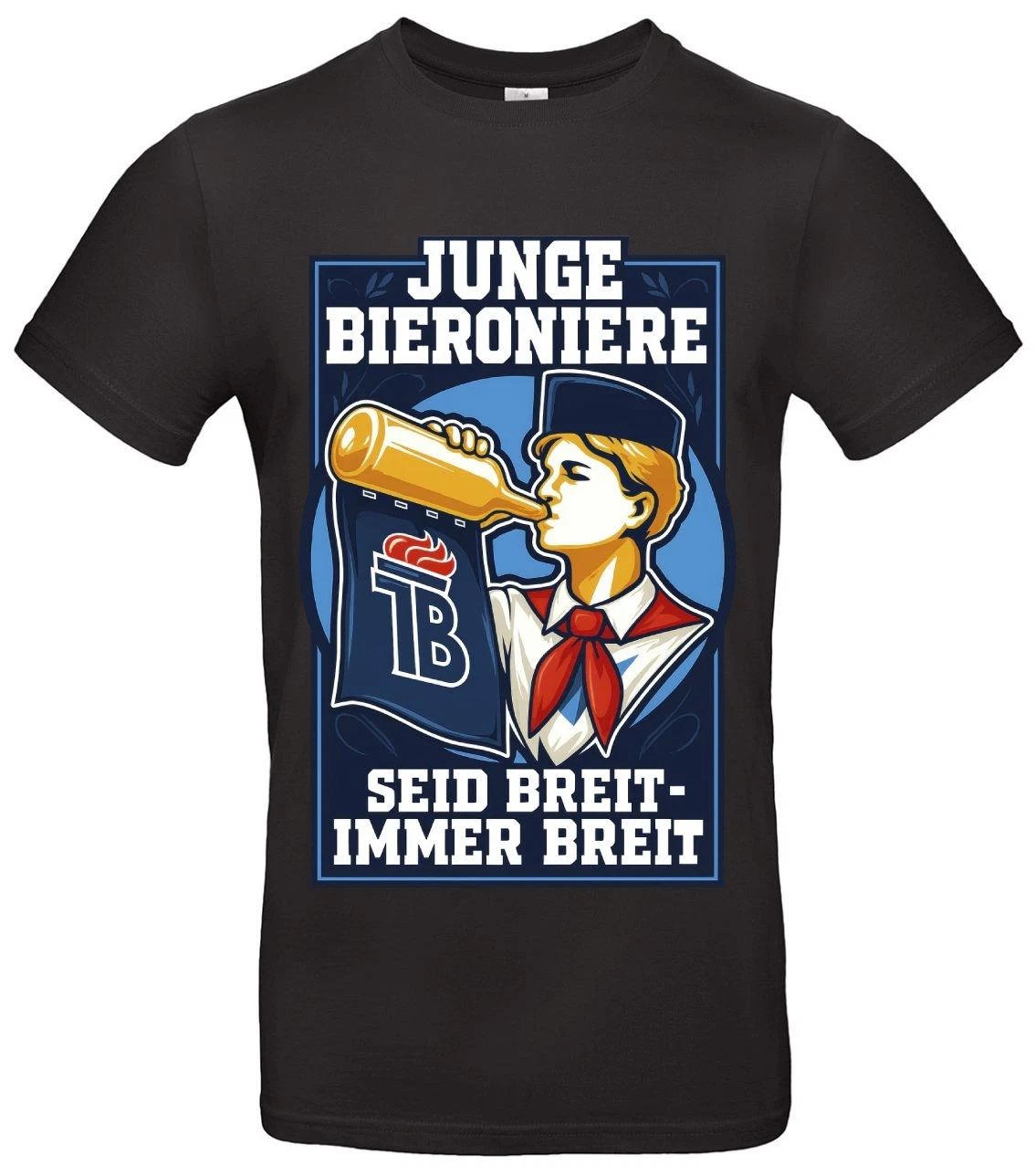 Boy's Bieroniere "Be Wide Always Wide" Fun Parody T-Shirt Unisex S-XXL
