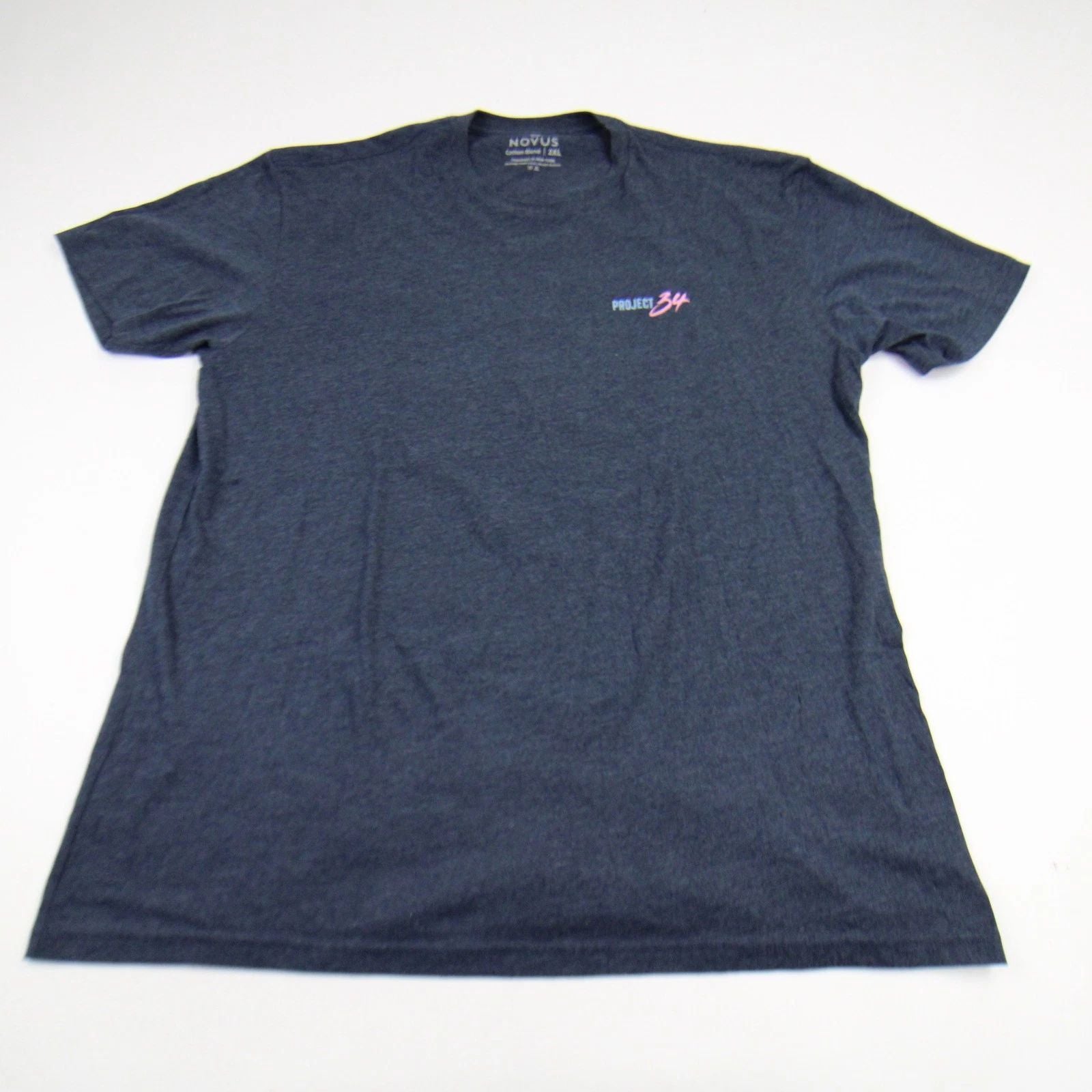 NOVUS Short Sleeve Shirt Men's Navy Used XXL