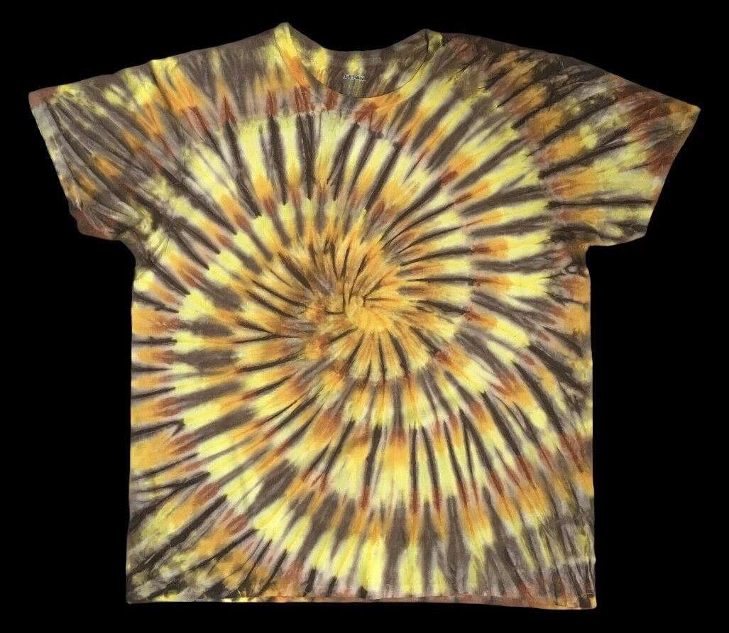 *New* 2XL - Sm Handmade Tie Dye, Caramel Magic Bus, Crew or V-Neck