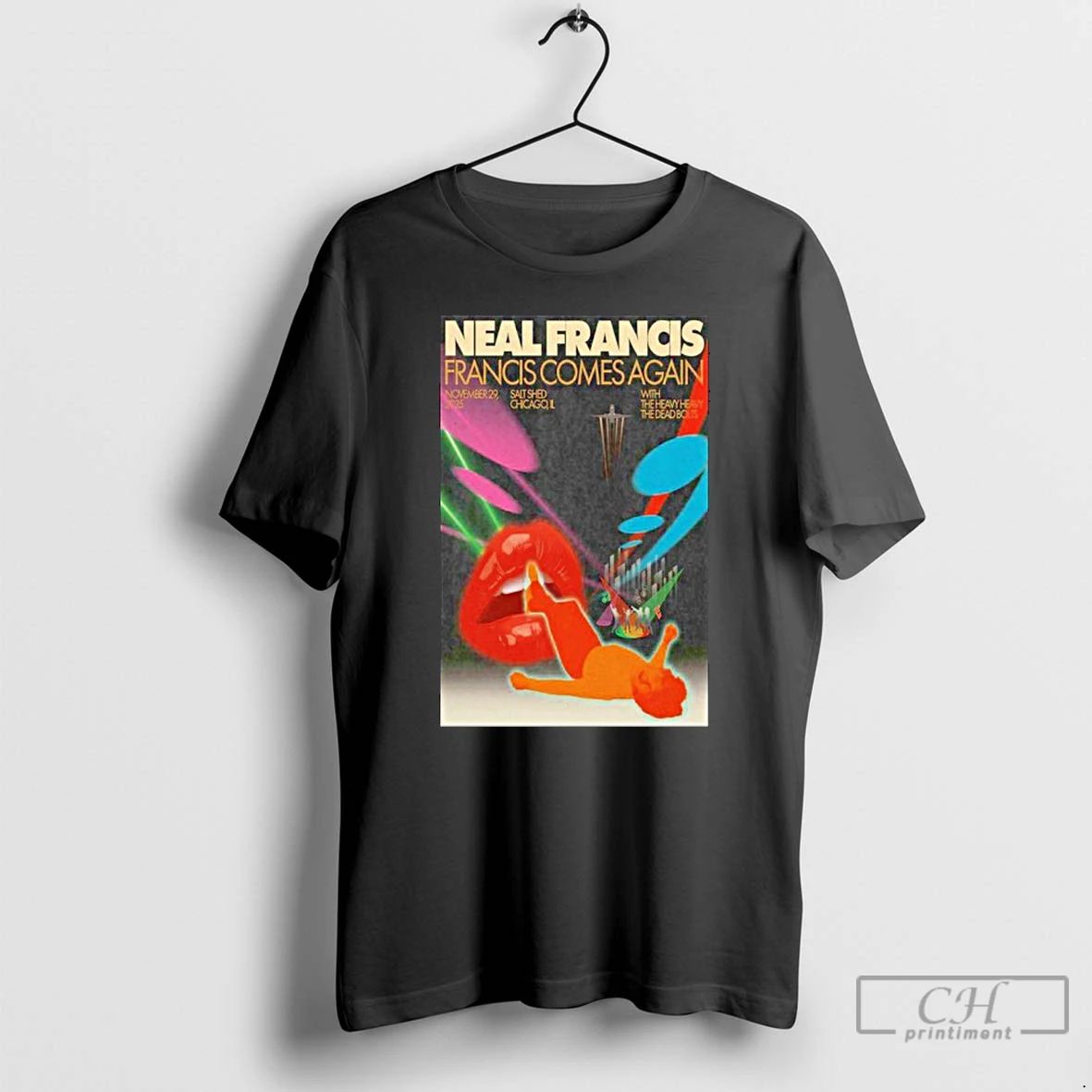 Classic Neal Francis Tour Chicago Il 11 29 2025 T Shirts