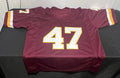 Chris Cooley Signed Burgundy Custom Football Jersey Washington Redskins JSA