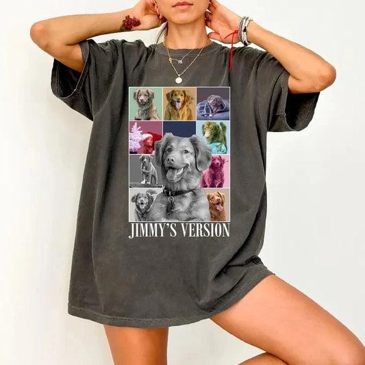 Custom Dogs Tour Shirt Custom Pet Comfort Tee Personalized Dog Lover