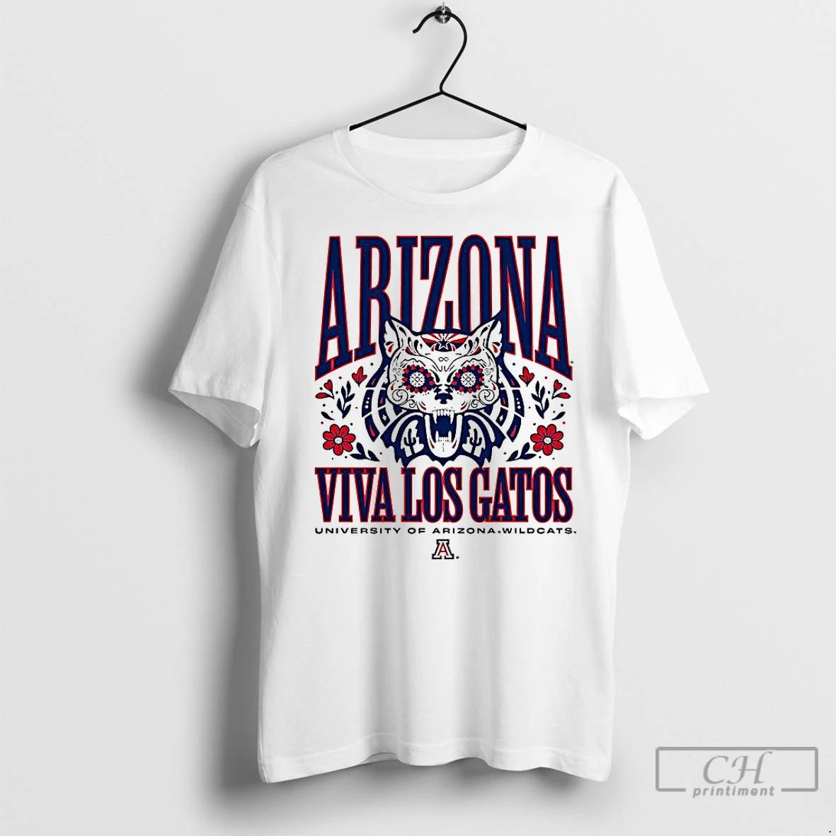 Classic Arizona Wildcats Viva Los Gatos Dia De Los Muertos