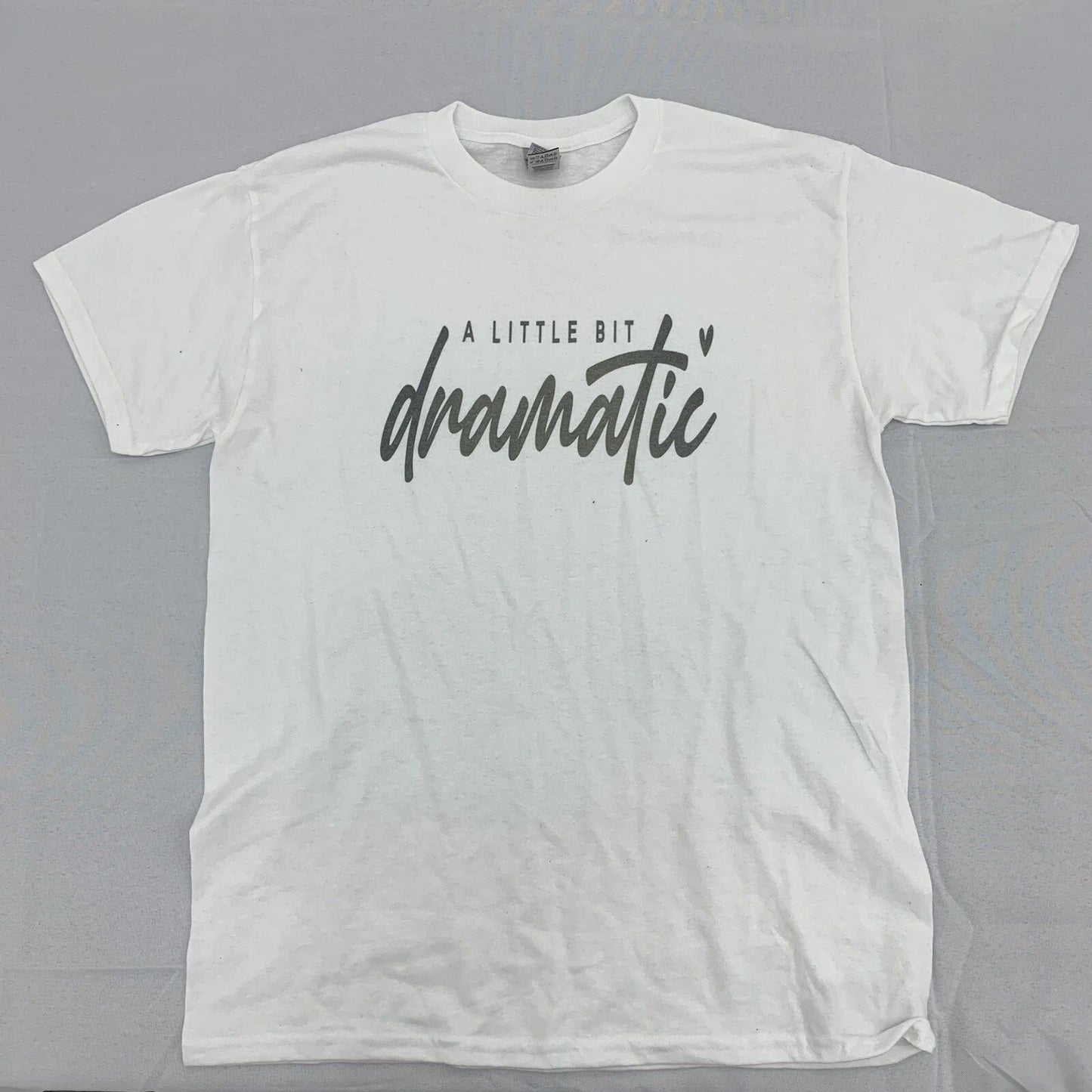 Custom Graphic Short Sleeve Shirt White Adult Size Medium