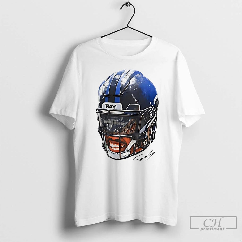 Classic Zay Flowers Baltimore Ravens Big Face Helmet 2025 T Shirts