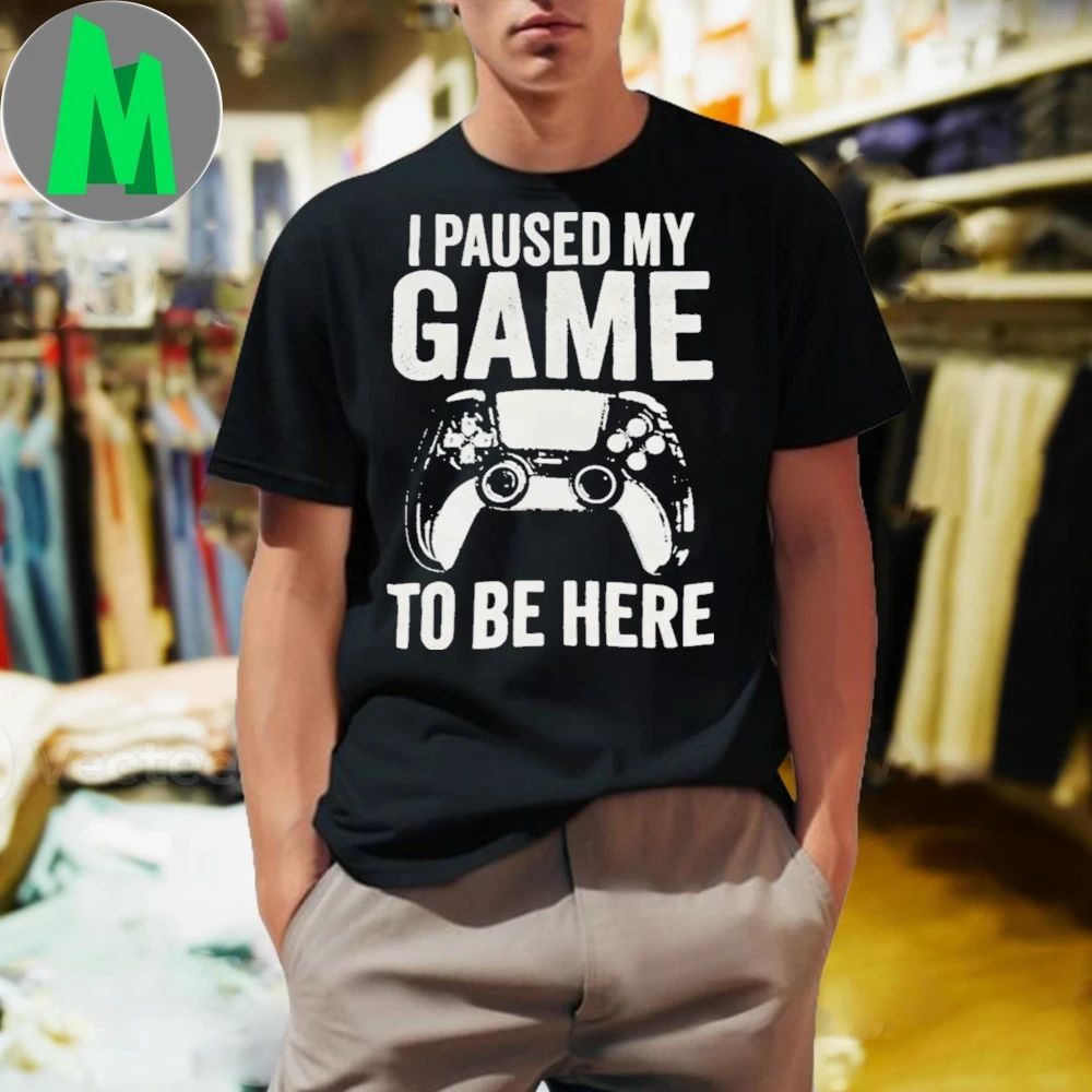 Mitch Jebb I Paused My Game To Be Here Shirt