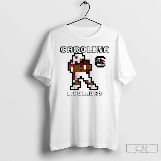 Premium Lanorris Sellers South Carolina Football Retro Baller 8 Bit Style T Shirts