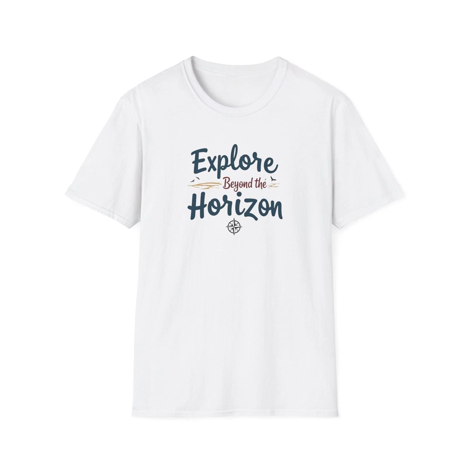 Explore Beyond the Horizon | Typography T-Shirt