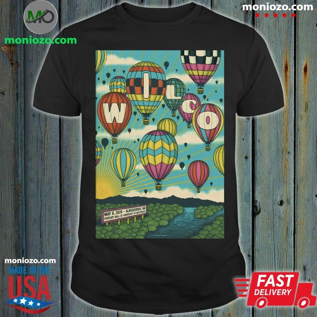 Wilco 5 8 2026 Albuquerque NM Poster Shirt