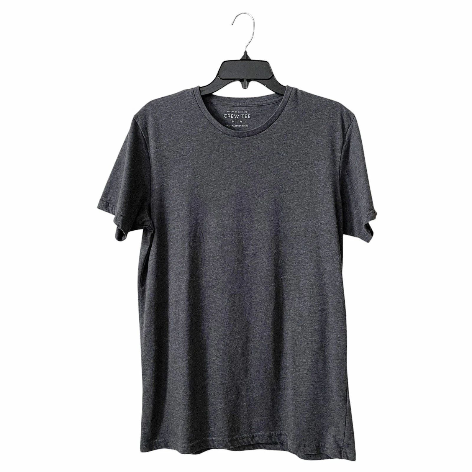 Cotton On Garments Crew Tee Men's Size M Dark Gray Short Sleeve Soft Minimalist
