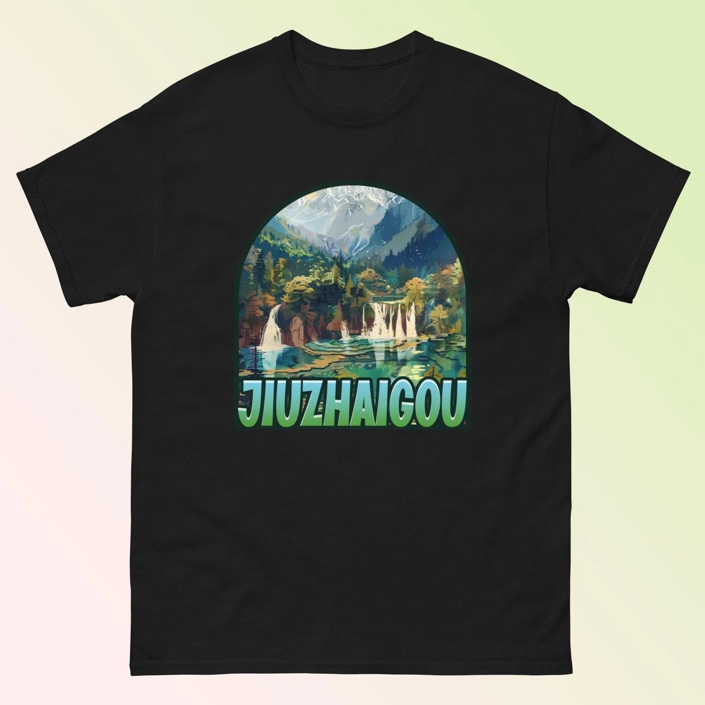 Jiuzhaigou Valley China - Unisex Short Sleeve T-Shirt