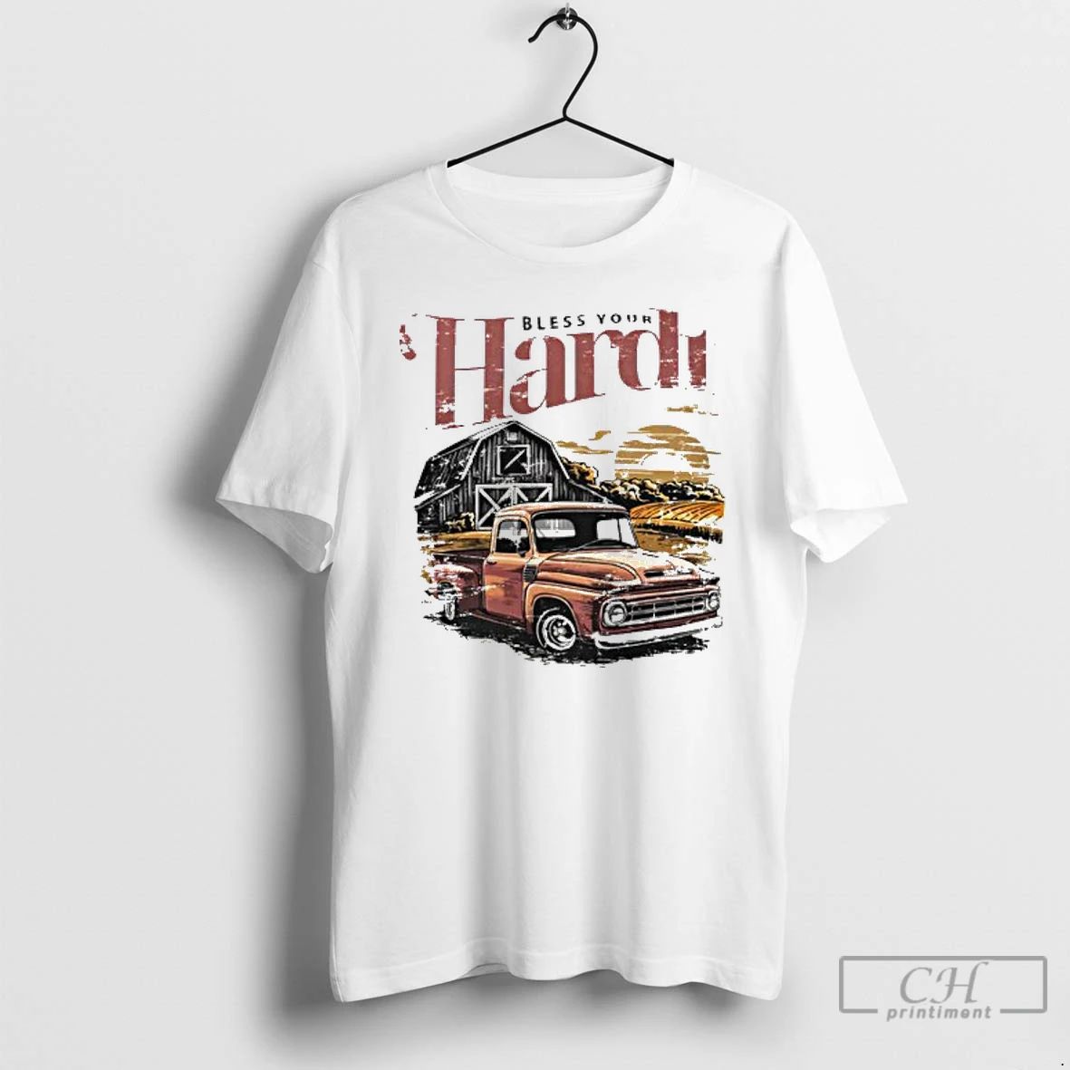 Classic Farmland Bless Your Hardt Heart T Shirts