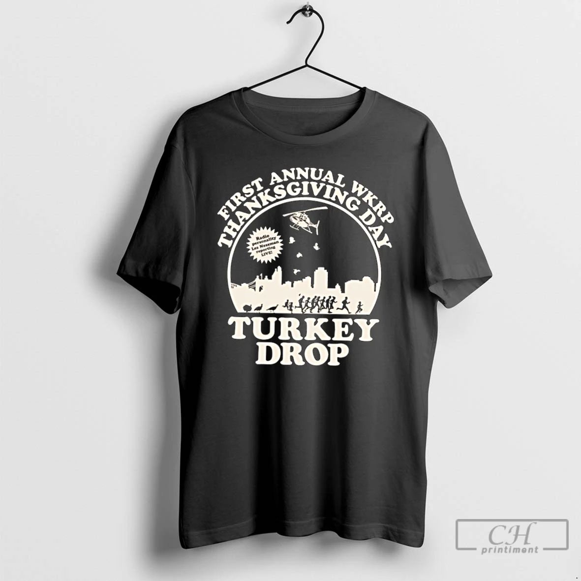 Premium First Annual Wkrp Thanksgiving Day Turkey Drop T Shirts