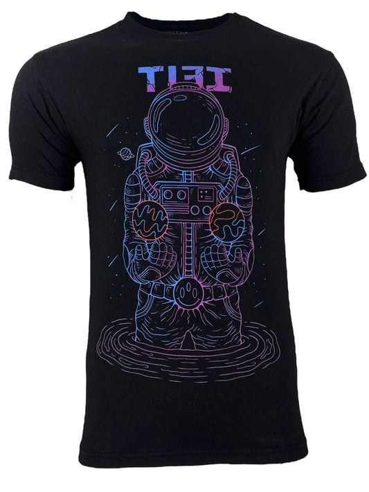 TLFI Men' T-shirt Astronaut Dream Regular Fit Crew neck S-4XL